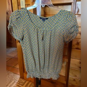 Max Edition blouse. Women’s Size small. Yellow and green